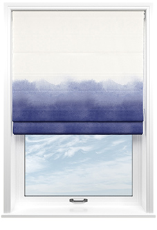 Bluebellgray Ombre, Cornflower - Roman Blind